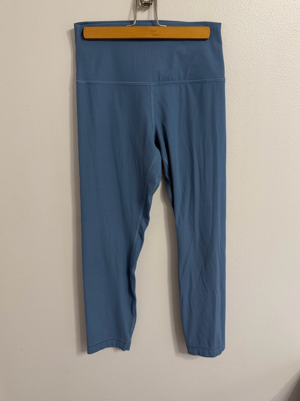 Lululemon Align High-Rise Ribbed Crop 23" Oasis Blue
